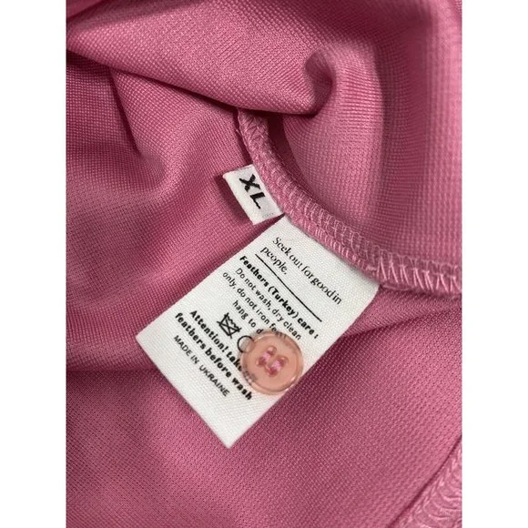 Sleeper Womens Weekend Chic Set Feather Top With Leggings XL 10-14 Pink - Picture 14 of 15